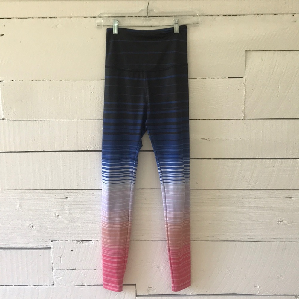 Beyond Yoga striped leggings